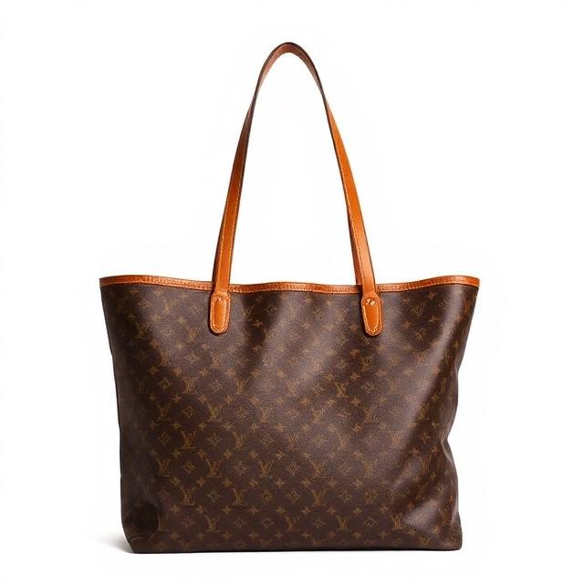 Illustrative leather tote